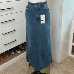 ZARA JEAN SKIRT NWT
